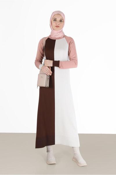 Alvina TRIKOLORNA PLETENA HALJINA 42084