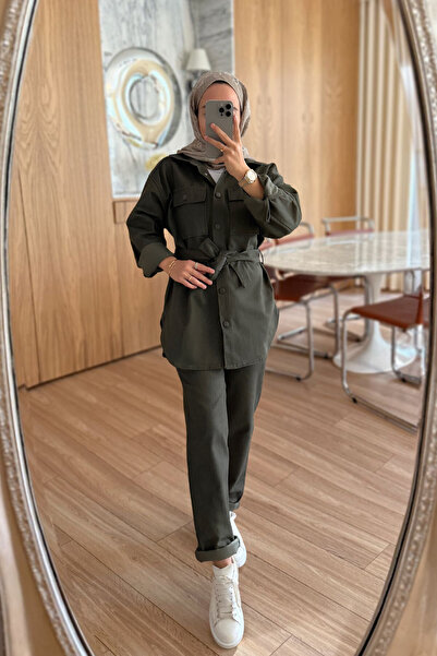 Ka Hijab Soft Hijab Suit - Khaki