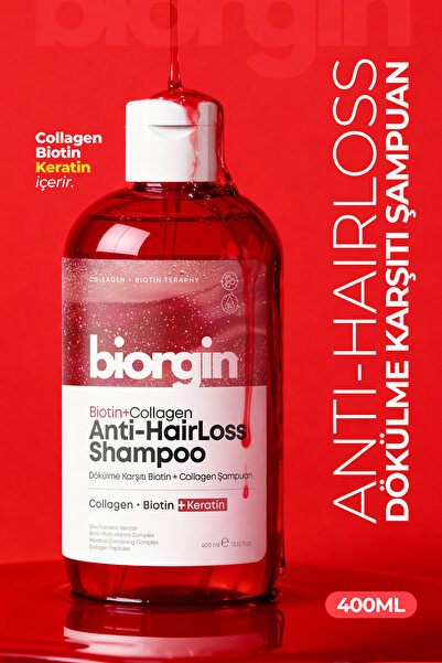 Biorgin Collagen+Biotin Anti Hairloss Şampuan 400ML