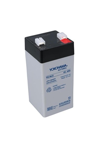 Yokohama Batteries Yokohama YH-44.0 4 Volt - 4 Amper Dik Akü (46x46x100 mm)