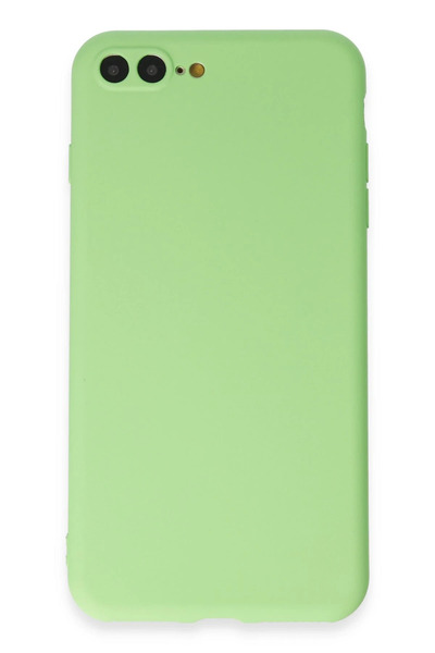 NewFace حافظة آيفون 7 بلس من RDBYDN - السيليكون الأول - (120305) أخضر فاتح