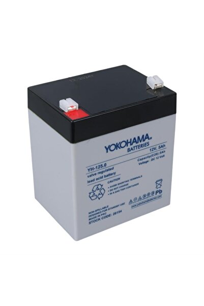 Yokohama Batteries Yokohama YH-125.0 12 Volt - 5 Amper Akü (90x70x101 mm)