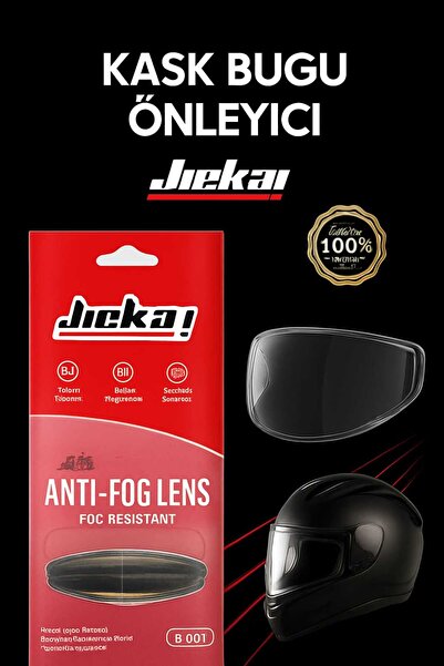 JİEKAİ B-001 Motosiklet Motorcu Pinlock Kask Vizörü Buğu Buhar Önleyici Film ...