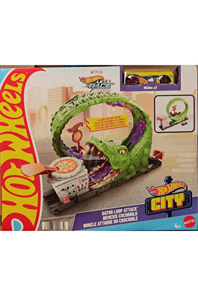 mattel Set de joaca Hot Wheels, Gator Loop Attack