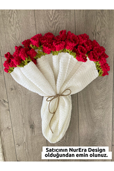 NurEra Design بطانية باقة الزهور الوردية / عيد الحب - عيد الأم / بطانية التلفزيون 100 سم