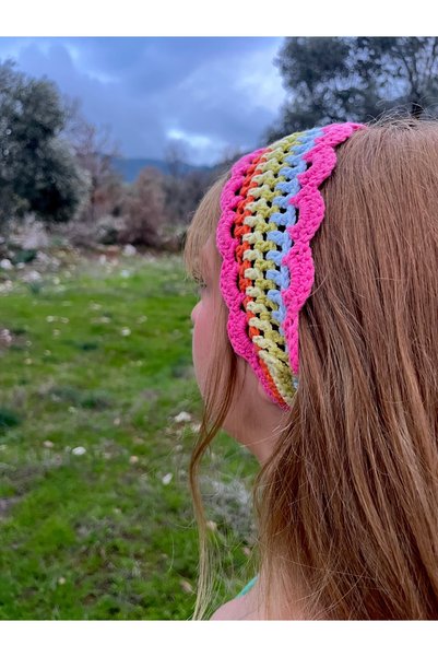 RA Design Stripe Knitted Bandana