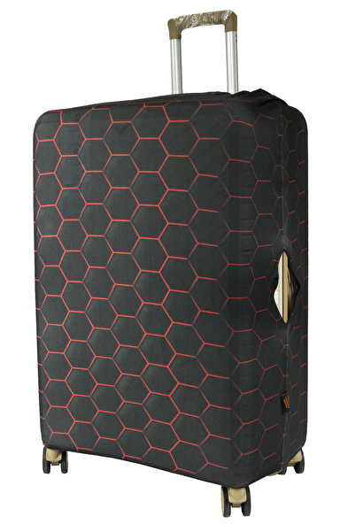 MY SARACİYE (My # 143 Petek) Case for Luggage Black-Large Size