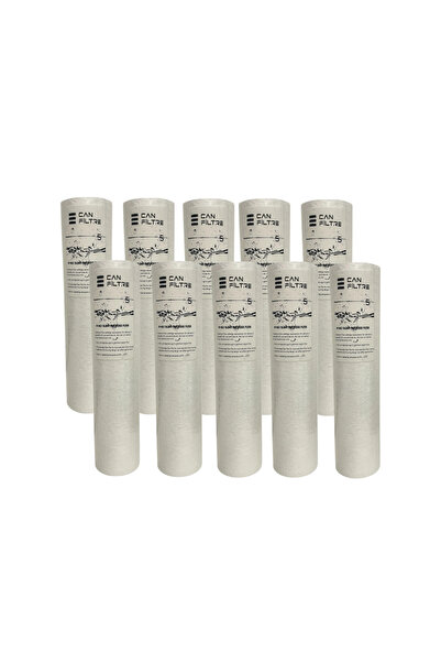 alkalinees Açık Kasa Su Arıtma Cihazı 1. Aşama Filtresi 10 ADET 5 Mikron Sedi...