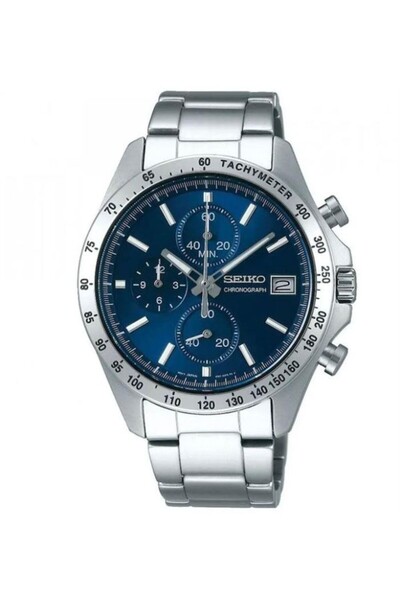 Seiko Sbtr023 Chronograph Steel Band Steel Case 10 Atm Water Resistant Metallic Color Men's Wristwatch