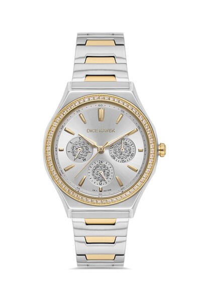 Dice Kayek Dk.1.Ag1358.05 Functions Active 5 Atm Water Resistant Metallic-Gold Color Women Wristwatch