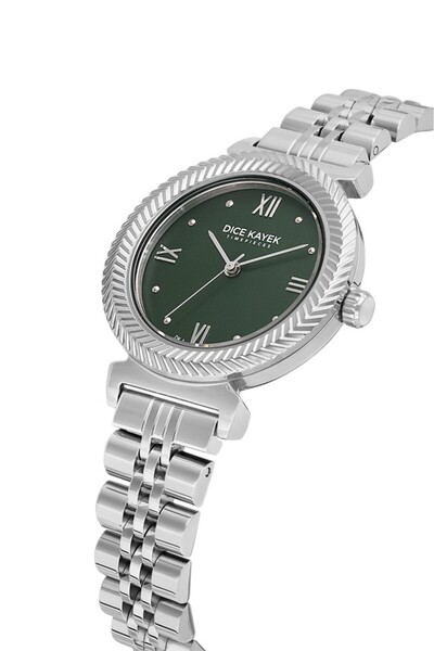 Dice Kayek Dk.1.Ag1396.02 Roman Numerals 5 Atm Water Resistant Metallic Color Women's Wristwatch