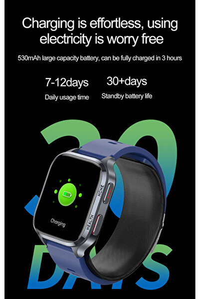 Generic Fitness Smart Watch with Touch Control, Sleep Tracking, Heart Rate & Sports Modes