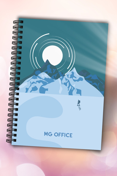 MG Office Caiet Dictando A5 Spirala 80 file coperta Antarctica | Caiete Linii Liniat Coli 80g/mp