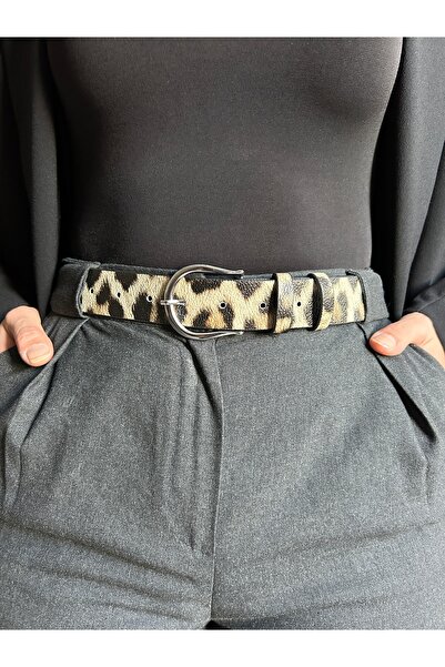 LİA KEMER Γυναικεία ζώνη με κλασικό σχέδιο, ασημένια πόρπη, ζώνη για παλτό, ζ...