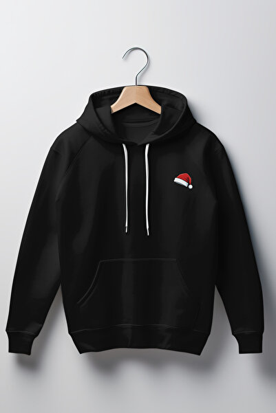 Dad&Children سويت شيرت عيد الميلاد للجنسين باللون الأسود مقاس قياسي 3 إبرة ش ...