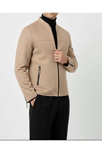 TerziAdemAltun Paltoane de piele intoarsa pentru barbati sezoniere slim fit i...