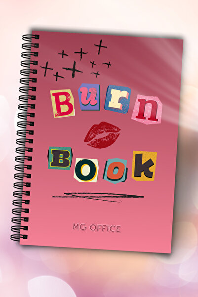 MG Office Caiet Dictando A5 Spirala 80 file Burn Book | Caiete cu Linii Liniat coli 80g/mp