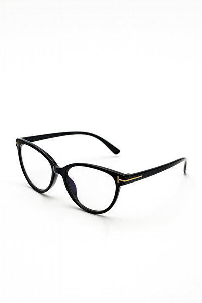 Eyesofia Carolıne Unısex Cat Eye Black Framed Blue Block Blue Light Filtered Screen Glasses