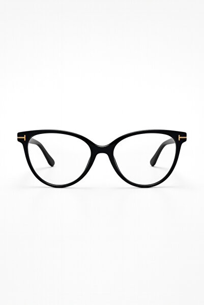 Eyesofia Carolıne Unısex Cat Eye Black Framed Blue Block Blue Light Filtered Screen Glasses