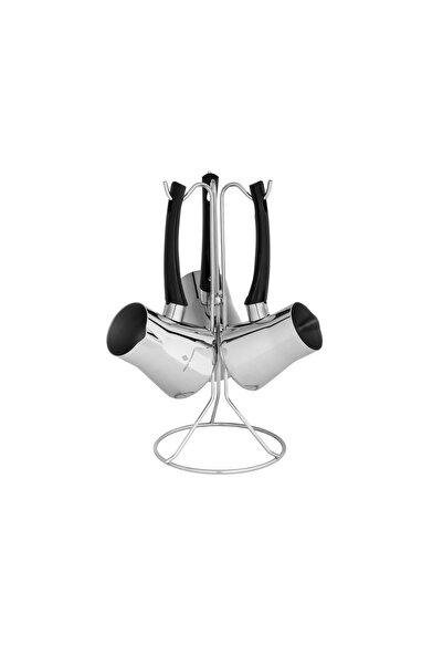 Sofram طقم ركوة قهوة سوفت استيل تركي 3 قطع مع ستاند ( 200+270+350 مل )