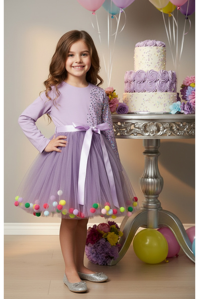 By Piera Ponponlu Çocuk Elbise 086229