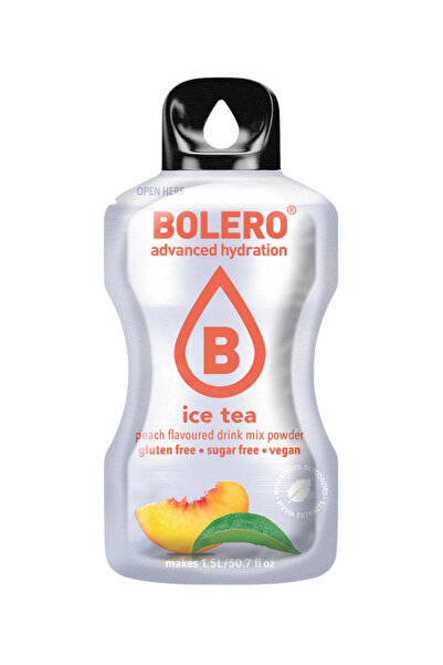 Bolero Water hydrating and sweetening flavored iced peach tea (12 pieces)