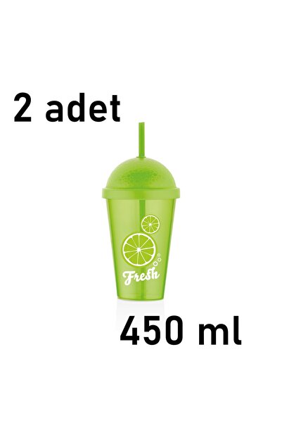 Mons Pipetli Meşrubat Bardağı Qlux Limonata Ice Tea Ice Americano Bardağı Por...