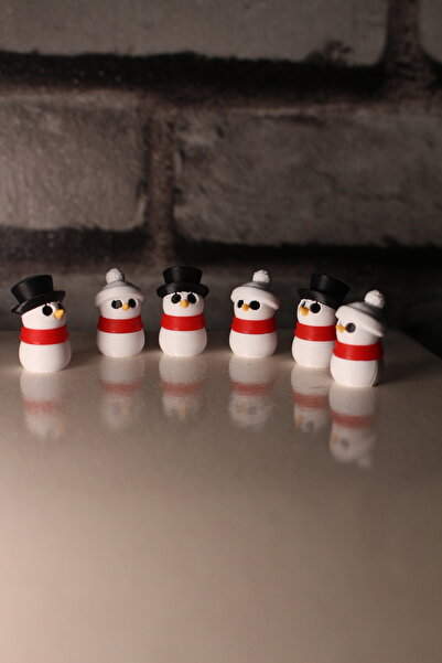 Printech3d Mini Frosty | Küçük Kardan Adam Figürü (2,5 cm) (10 Adet)