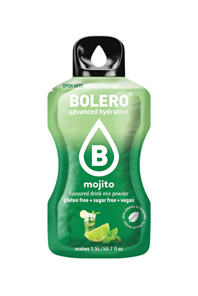 Bolero Advanced Hydration Drink Mojito Flavored Water Mojito Flavor (12 Sticks)