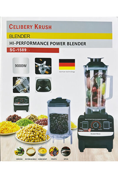 Generic Celibery Krush 9500W Blender 2.5L, Ice Crusher, Smoothie Maker, Grinder & Food Processor SC-1589