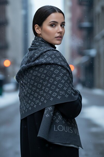 Onur Etol - مجموعة جديدة من الأوشحة ذات الكتف الواسع، منتج شتوي سميك، متجر أسطوري من القماش المنسوج على الوجهين