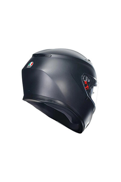 AGV K3 Mat Siyah Kapalı Kask