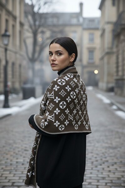 Onur Etol - Noua colecție Batic cu umăr lat Produs gros de iarnă Tesătură țesătă pe două fețe Magazin legendar