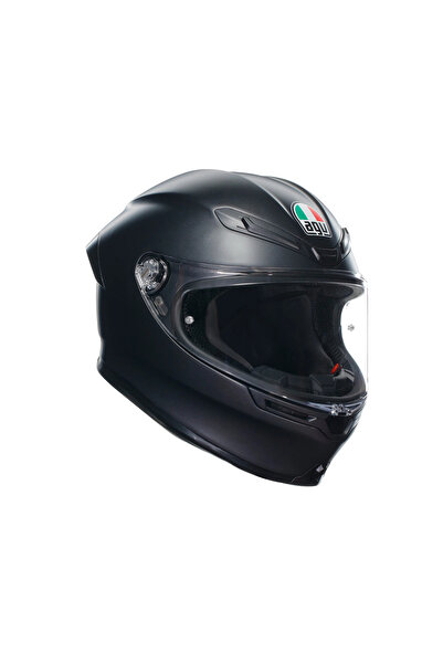 AGV K6 S Mono Matt Black Kapalı Kask