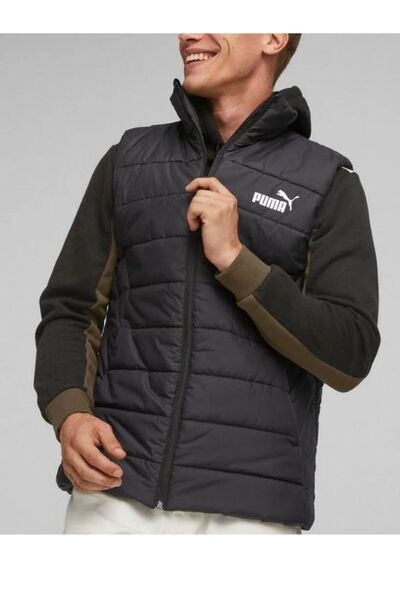 Puma Erkek Günlük Yürüyüş Yelek ESS Padded Vest Black 84893901