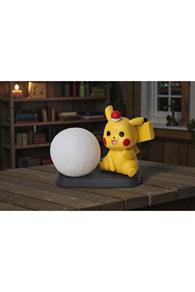 e-life shop Pokemon Pikachu Gece Lambası Biblo Ev Ofis Yeni Yıl Doğum Günü He...