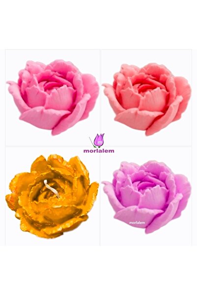 morlalem m 3 Sizes 8cm Rose Flower Silicone Mold K-013, Scented Stone Soap Pl...
