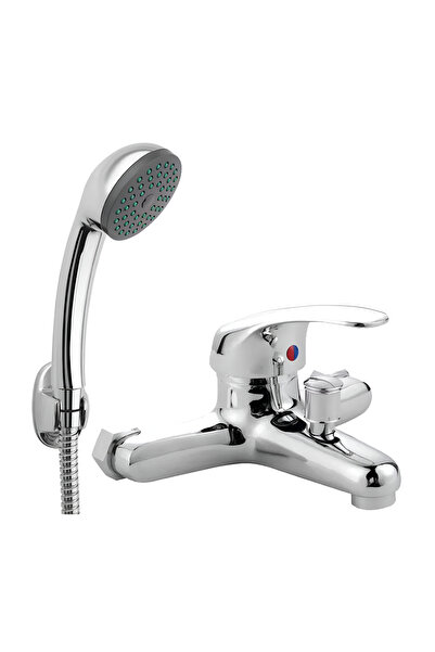 OEM Baterie cadă cu duș manual și furtun, aliaj, cartuș ceramic, crom, CD001