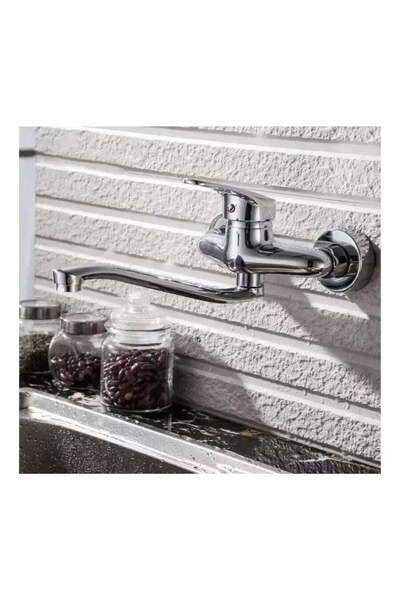 OEM Baterie Bucatarie cu Pipa Rotativa, Aliaj, Crom, PM025