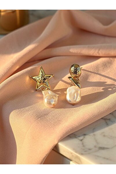 ayoljewelry Star pearl Earrings