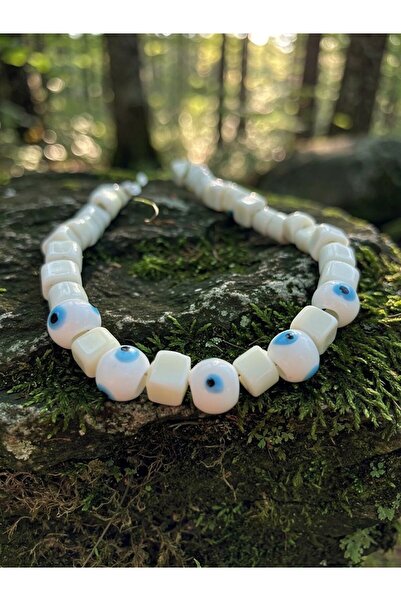 ayoljewelry قلادة مطرزة بعين الشر