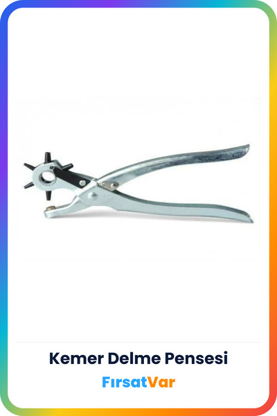 FırsatVar Kemer Delme Pensesi Delik Açma Aparatı Kemer Boyu Ayarlama Pensesi