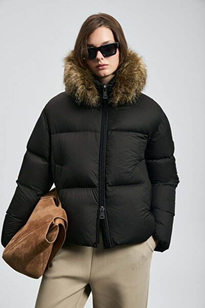 Lufian 122120052 Sunshıne Goose down Women's Coat Black