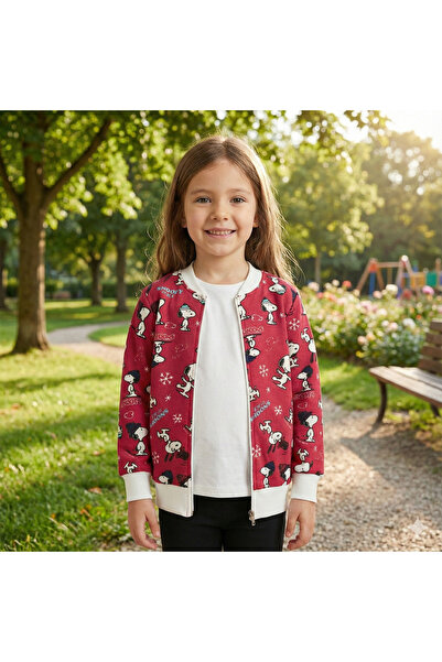mj kids fermuarlı sweatshirt kız çocuk