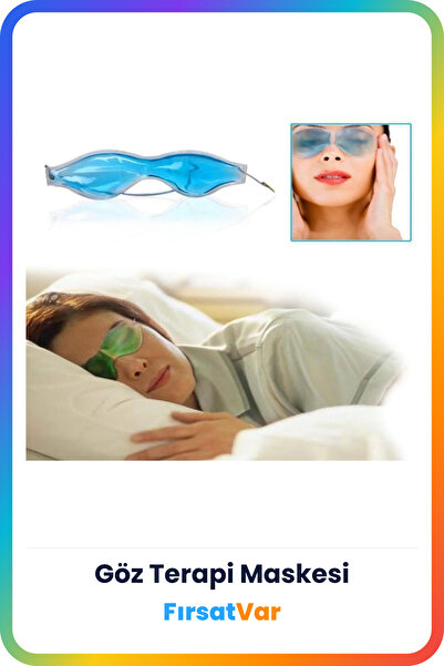 FırsatVar Migren Ağrısı Giderici Soğuk Sıcak Göz Terapi Maskesi