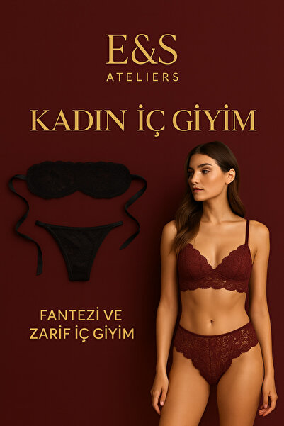 Micro Taşlı Mikro Dolgulu Sütyen Takımı