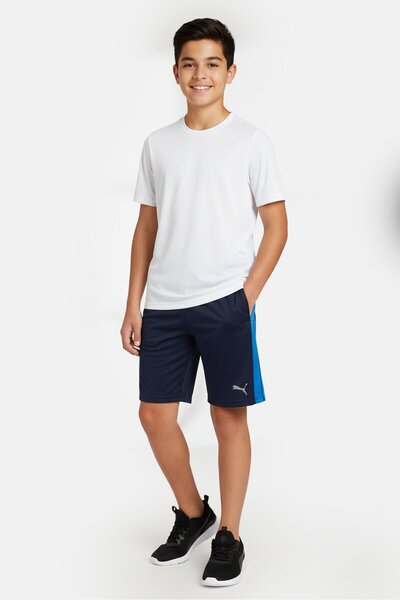 Puma Kids Boy Form Stripe Athletic Shorts, Deep Navy