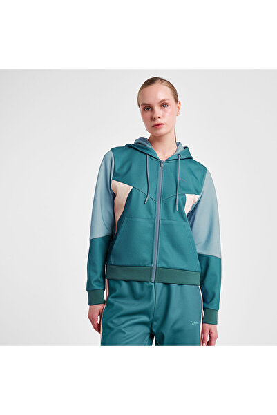 Lescon 25N-2131 Γυναικείο φούτερ με φερμουάρ με κουκούλα