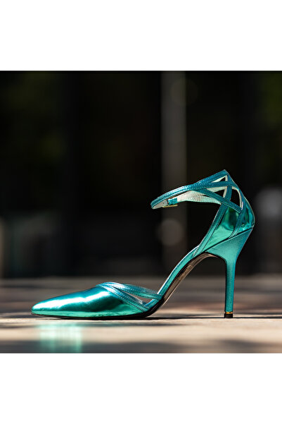 OEM Unique Green Stiletto Shoes - 37