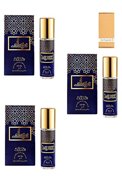 Nabeel 3 Piece Musk Roll On Oil Perfume 6 ML Set